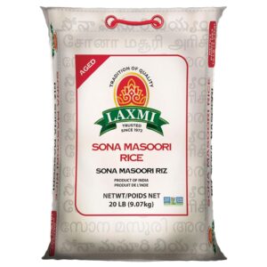 laxmi sona masoori rice 20lb/10lb